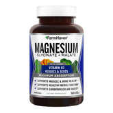 FarmHaven Magnesium Complex bottle front view showing packaging for daily muscle and bone support