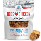 Farmland Traditions chicken jerky 2lb bag, great for training rewards.