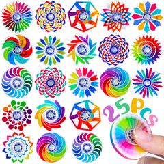 Fasray mini fidget spinner with colorful patterns for focus and calm on the go.