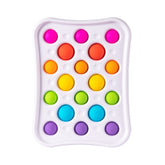 Fat Brain Toys Dimpl Pops push and pop bubbles for tactile exploration and focus.