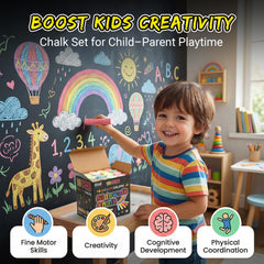 Fat Zebra Designs chalk sticks with smooth application for easy coloring