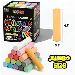Fat Zebra Designs washable chalk allows quick cleanup with water