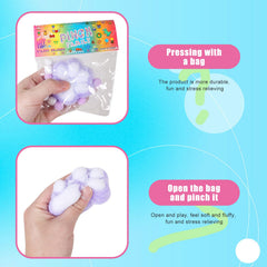 FauKait cat paw squishy close-up texture showcasing soft jelly surface