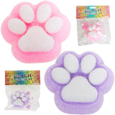 FauKait cat paw squishy front-view showing palm-sized shape and soft texture for stress relief