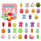 FauKait Easter Mochi Squishy Toys packaging and storage box for easy gifting.