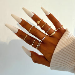 FAXHION gold stackable ring variety offers styles for every mood and occasion.
