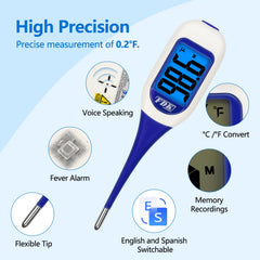 FDK thermometer delivering readings in about eight seconds for fast checks