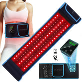 Feangli red light therapy belt front view shows cordless convenience for at-home use