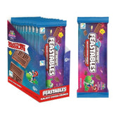 Feastables MrBeast Galaxy bar wrapped, ideal for sharing during family movie nights and celebrations.