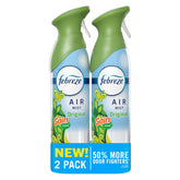 Febreze Air Mist bottle front view shows Gain Original scent for quick freshness.