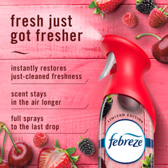 Febreze Air Mist fine-mist dispersion demonstrates even room coverage