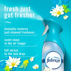 Spray action from Febreze Air Mist spreads bright tropical fragrance in kitchen