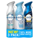 Febreze Air Mist Heavy-Duty Crisp Clean sprays away tough odors in any room