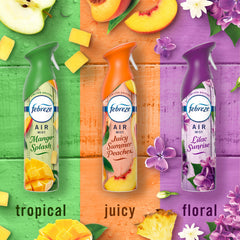 Febreze Air Mist Juicy Summer Peaches spray freshens kitchens and living areas