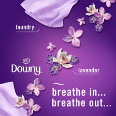 Febreze Air Mist Lavender flowers releasing calm, floral notes in bedrooms.