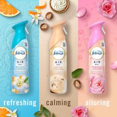 Febreze Air Mist Mood Mix living room usage enhances mood with a refreshing aroma