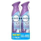 Febreze Air Mist Twilight Lavender bottle for a quick room refresh