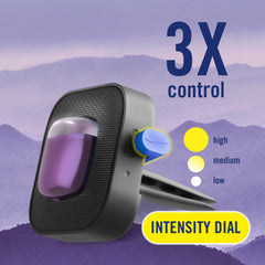 Febreze Car Mountain odor-control clip helps manage in-car smells.