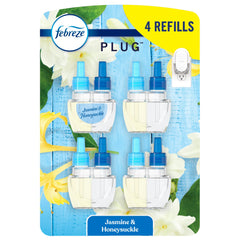 Febreze Fade Defy PLUG in-outlet delivers long lasting Jasmine and Honeysuckle freshness
