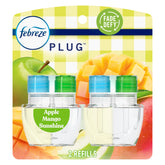 Febreze Fade Defy Plug Apple Mango Sunshine refill, 50-day freshness for bedrooms