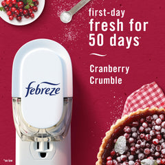 Febreze Fade Defy plug indicator light signals refill needs and ensures continuous freshness
