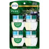 Febreze Fade Defy Plug with White Pine & Juniper Berry refill for steady fragrance