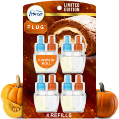 Febreze Fade Defy plug showing outlet rotation for flexible placement and lasting fragrance