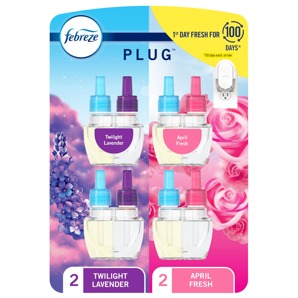 Febreze Fade Defy Plug unit provides lasting freshness in any room.