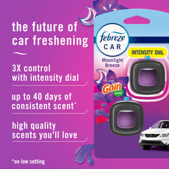 Febreze storage case keeps extra clips fresh and organized.
