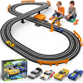 Fedonak Slot Track Assembly showcases quick setup for engaging family races.