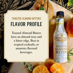 Close-up of almond aroma notes from Fee Brothers Bitters