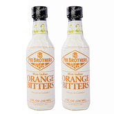 Fee Brothers West Indian Orange Bitters bottle close-up for cocktail aroma
