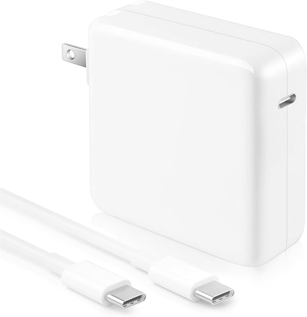 Feedyor 118W USB-C charger powering a MacBook Pro quickly and efficiently