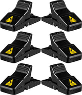Feeke rat trap large front view highlights quick-set, reusable safety design.