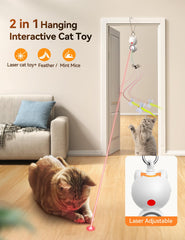 FEELNEEDY teaser feather invites active hunting-inspired play indoors.