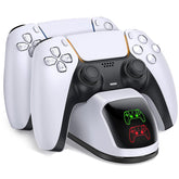 Fegliea PS5 charging station front view charges DualSense controllers quickly