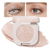 FeiCuiYun Glitter Shimmer palette open showcases vivid hues for versatile day-to-night looks.