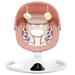 Feitiong pink infant swing seat offers cozy motion for newborns