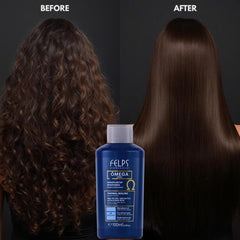 Felps Professional Omega Zero Resistance treatment application shows salon smoothing