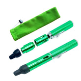 Fengfang Butane Torch Lighter with a green metal body for durable, portable use.