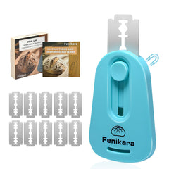 Fenikara bread lame with extractable magnetic blue design for easy storage and precise scoring.