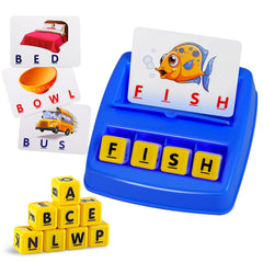 Fenikso Matching Letter Game tray setup fosters quick-start play for kids.