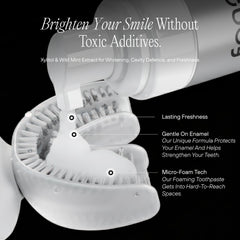 Feno Foam Toothpaste wild mint freshness for long-lasting breath.