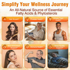 Fenolutra pumpkin seed oil capsules help support hair wellness and scalp health.