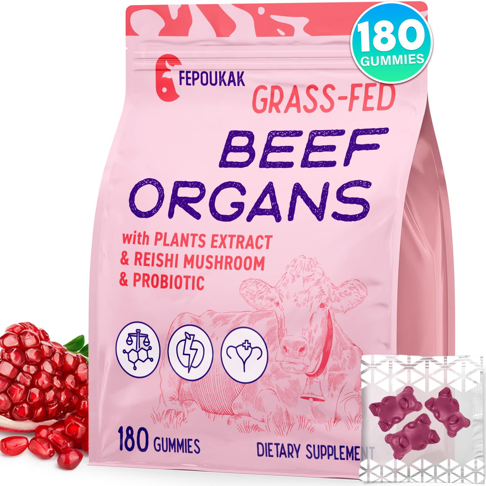 Fepoukak beef organ supplement bottle front for women's health support