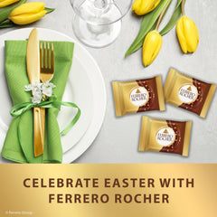Creamy center inside Ferrero Rocher for velvety indulgence