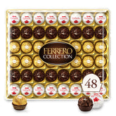 Ferrero Rocher gold-wrapped gift box showing premium hazelnut chocolates for gifting