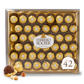 Ferrero Rocher gourmet hazelnut milk chocolate gift box, premium presentation for celebrations