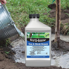 Fertilome Tree & Shrub Drench soil-base application around a tree base for extended protection