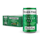 Fever-Tree Ginger Ale three gingers blend, ideal mixer for premium cocktails.